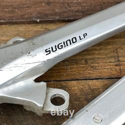 Vintage Sugino LP Crank Set 720 Touring Triple 172.5 mm Arms Touring Triple A2