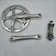 Vintage Suntour Superbe Pro Double Crank Set & Bottom Bracket, 170 Mm, Square