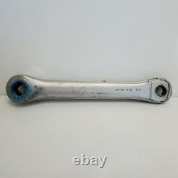 Vintage Suntour VX BMX 3 Piece Crank Set Blue 175mm A-3 Tange Japan