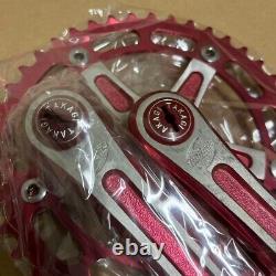 Vintage TAKAGI Anodized aluminum crank / chainring 42T set Old School BMX Japan