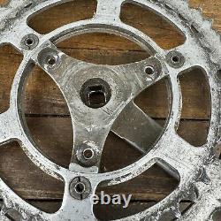 Vintage TA Professional Crank Set 170 mm 3 Arm 1970s France Eroica 3 Hole Custom