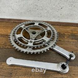 Vintage TA Professional Crank Set 170 mm 3 Arm 1970s France Eroica 3 Hole Custom