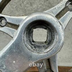 Vintage TA Professional Crank Set 170 mm 3 Arm 1970s France Eroica 3 Hole Custom