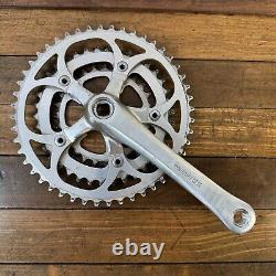 Vintage Tourney GS Crank Set 170 mm Triple MTB Tour 110 Takagi XT Rings 80s