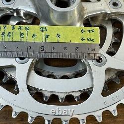 Vintage Tourney GS Crank Set 170 mm Triple MTB Tour 110 Takagi XT Rings 80s