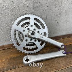 Vintage Tracer Crank Set TRIPLE 170 Klunker MTB Raleigh Mountain Tour 80s ATB 74