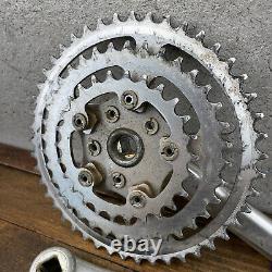 Vintage Tracer Crank Set TRIPLE 170 Klunker MTB Raleigh Mountain Tour 80s ATB 74
