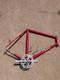 Vintage Trek 1000 Frame 700c Usa Aluminum Red Specialized Crank Set