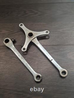 Vintage USSR HVZ Start-Shosse Bike Crankset Part Crank Arm, Chainrings, Guard