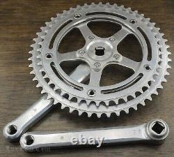 Vintage Zeus Competition 5 Pin Road Bike CRANKS 170mm 52t 45t Chainrings Bicycle