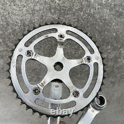 Vintage Zeus Track Crank Set 170 mm BSA 45t Single Speed Spain Eroica 70s 1980s