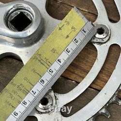 Vintage Zeus Track Crank Set 170 mm BSA 45t Single Speed Spain Eroica 70s 1980s