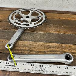Vintage Zeus Track Crank Set 170 mm BSA 45t Single Speed Spain Eroica 70s 1980s