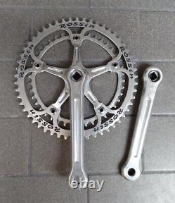 Vtg 1980 CAMPAGNOLO SUPER RECORD CRANK SET 170mm Fluted Strada ROSSIN PANTO VGC