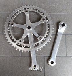 Vtg 1980 CAMPAGNOLO SUPER RECORD CRANK SET 170mm Fluted Strada ROSSIN PANTO VGC