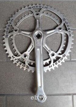 Vtg 1980 CAMPAGNOLO SUPER RECORD CRANK SET 170mm Fluted Strada ROSSIN PANTO VGC