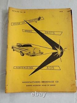 1958 Fabricants Courtage Catalog Hot Rod & Custom Drag Racing Nhra Gasser