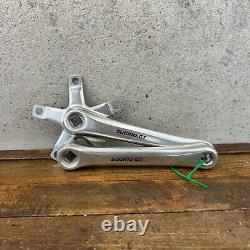 Ancien ensemble de pédalier BMX Sugino GT 170 mm Double 110 BCD Vintage années 80 Pédalier B8