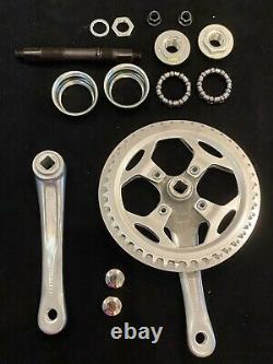 Bmx Sugino Impel 44t 170mm Cranks Single Track Chainring With Bb Set Nos