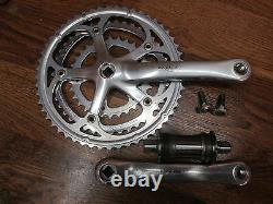 Campagnolo Veloce Square Taper 10 Speed 170 52/42/30 Triple Crank Set Anglais Bb