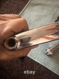Chrome REDLINE FLIGHT BMX Manivelles 180mm Redline 47t plateau Pédales Pièces BMX