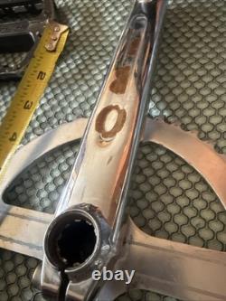 Chrome REDLINE FLIGHT BMX Manivelles 180mm Redline 47t plateau Pédales Pièces BMX