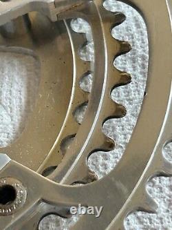 ENSEMBLE DE MANIVELLES CAMPAGNOLO RECORD TRIPLE 36/42/53 170mm. VINTAGE UTILISÉ