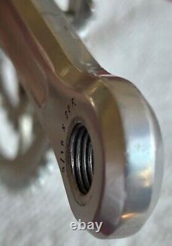 ENSEMBLE DE MANIVELLES CAMPAGNOLO RECORD TRIPLE 36/42/53 170mm. VINTAGE UTILISÉ
