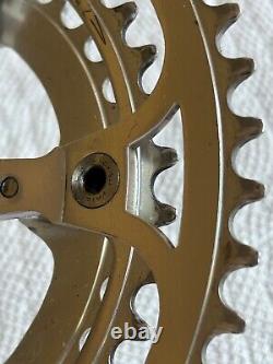 ENSEMBLE DE MANIVELLES CAMPAGNOLO RECORD TRIPLE 36/42/53 170mm. VINTAGE UTILISÉ