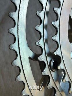 ENSEMBLE DE MANIVELLES CAMPAGNOLO RECORD TRIPLE 36/42/53 170mm. VINTAGE UTILISÉ