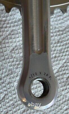 ENSEMBLE DE MANIVELLES CAMPAGNOLO RECORD TRIPLE 36/42/53 170mm. VINTAGE UTILISÉ