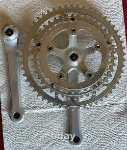 ENSEMBLE DE MANIVELLES CAMPAGNOLO RECORD TRIPLE 36/42/53 170mm. VINTAGE UTILISÉ
