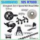 Ensemble Complet De Groupe Shimano 105 R7000 2x11 Vitesses Pour Vélo De Route Avec Frein à Jante Et Changement De Vitesses