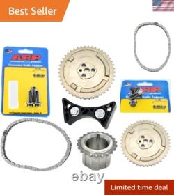 Ensemble de chaîne de distribution LS avec pignon de came, roue dentée de vilebrequin et amortisseur pour moteurs GM LS