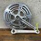 Ensemble De Manivelles Campagnolo Triple Record Vintage 170 Mm 144 Bcd Strada Eroica