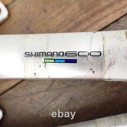 Ensemble de manivelles vintage Shimano 600 Ultegra Tri Color 170 mm FC-6400 130 BCD en alliage A4