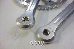 Ensemble de pédalier Campagnolo SUPER RECORD NOS/NIB 180mm 52t 42t Vintage Rare de fin des années 1980