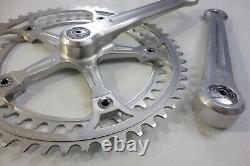 Ensemble de pédalier Campagnolo SUPER RECORD NOS/NIB 180mm 52t 42t Vintage Rare de fin des années 1980