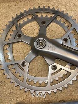 Ensemble de pédalier Campagnolo Vintage 170 mm 116 BCD Double 42/52 Convient à Victory Triomphe