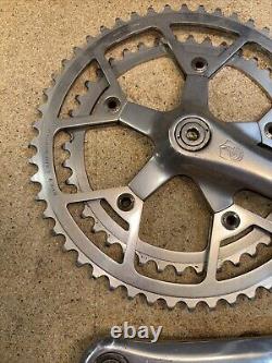 Ensemble de pédalier Campagnolo Vintage 170 mm 116 BCD Double 42/52 Convient à Victory Triomphe
