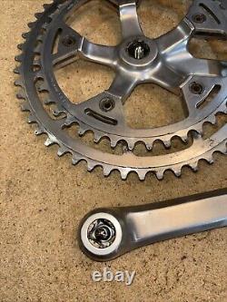Ensemble de pédalier Campagnolo Vintage 170 mm 116 BCD Double 42/52 Convient à Victory Triomphe