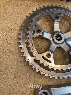 Ensemble de pédalier Campagnolo Vintage 170 mm 116 BCD Double 42/52 Convient à Victory Triomphe