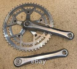 Ensemble de pédalier Campagnolo Vintage 170 mm 116 BCD Double 42/53 Convient à Victory Triomphe