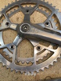 Ensemble de pédalier Campagnolo Vintage 170 mm 116 BCD Double 42/53 Convient à Victory Triomphe
