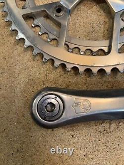 Ensemble de pédalier Campagnolo Vintage 170 mm 116 BCD Double 42/53 Convient à Victory Triomphe