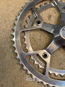 Ensemble de pédalier Campagnolo Vintage 170 mm 116 BCD Double 42/53 Convient à Victory Triomphe