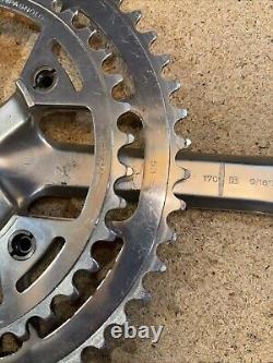 Ensemble de pédalier Campagnolo Vintage 170 mm 116 BCD Double 42/53 Convient à Victory Triomphe