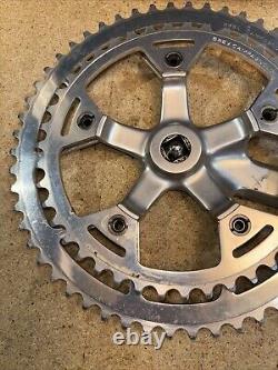 Ensemble de pédalier Campagnolo Vintage 170 mm 116 BCD Double 42/53 Convient à Victory Triomphe