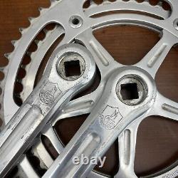 Ensemble de pédalier Campagnolo Vintage 170 mm 151 BCD Double 52t 45t 50s 60s Paramount