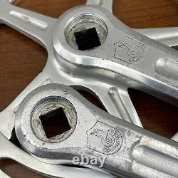 Ensemble de pédalier Campagnolo Vintage 170 mm 151 BCD Double 52t 45t 50s 60s Paramount